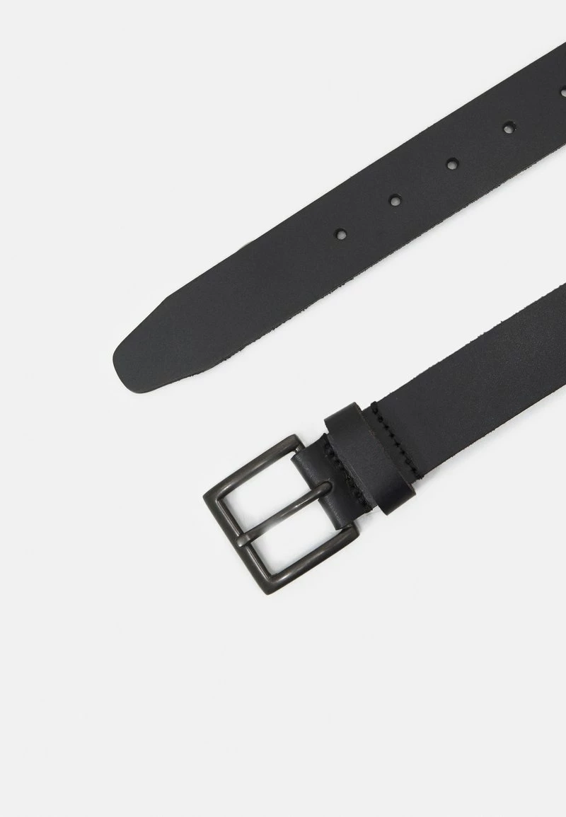 Pier One Hombre LEATHER - Cinturón - Black - Imagen 2