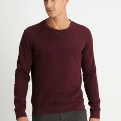 Pier One Sudadera - Bordeaux, Hombre