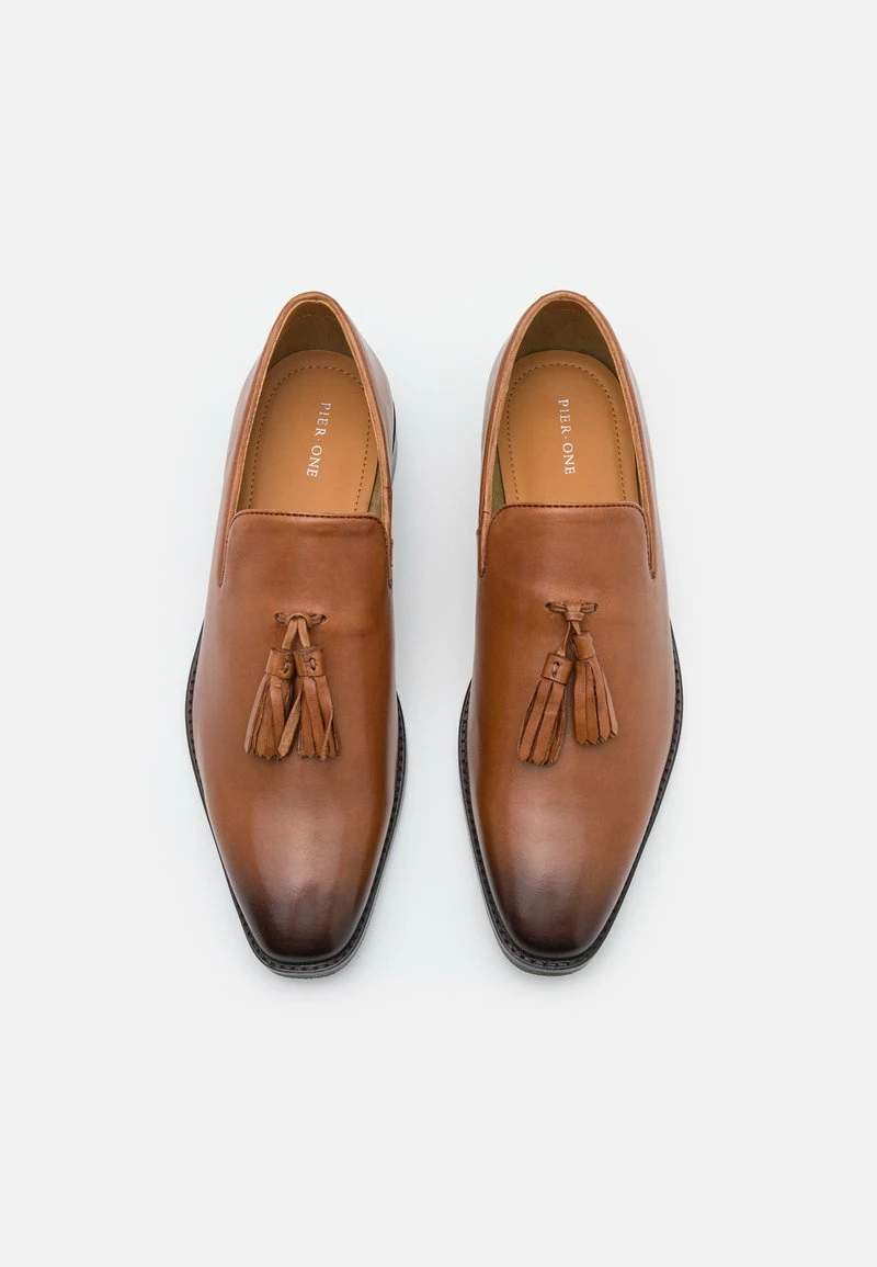 Pier One Hombre Mocasines - Cognac - Imagen 4