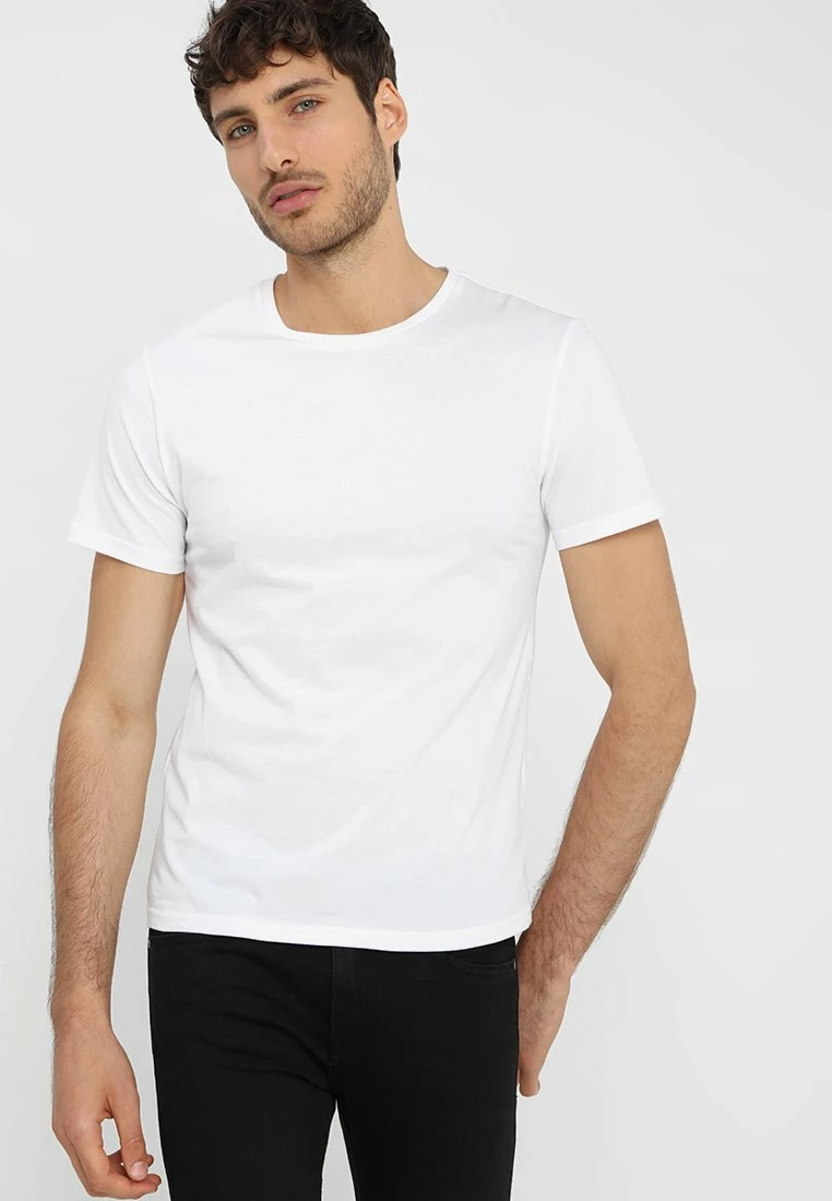 Pier One Hombre Camiseta Básica - White