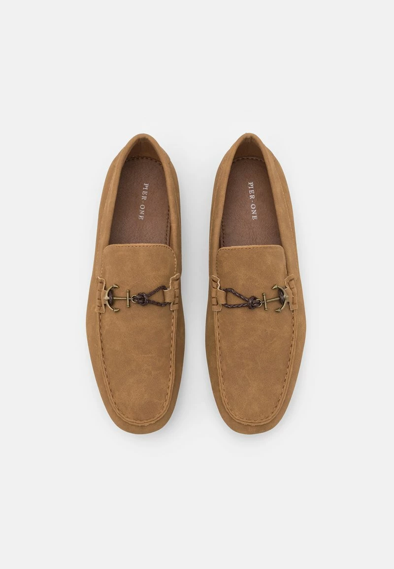 Pier One Hombre Mocasines - Beige - Imagen 4