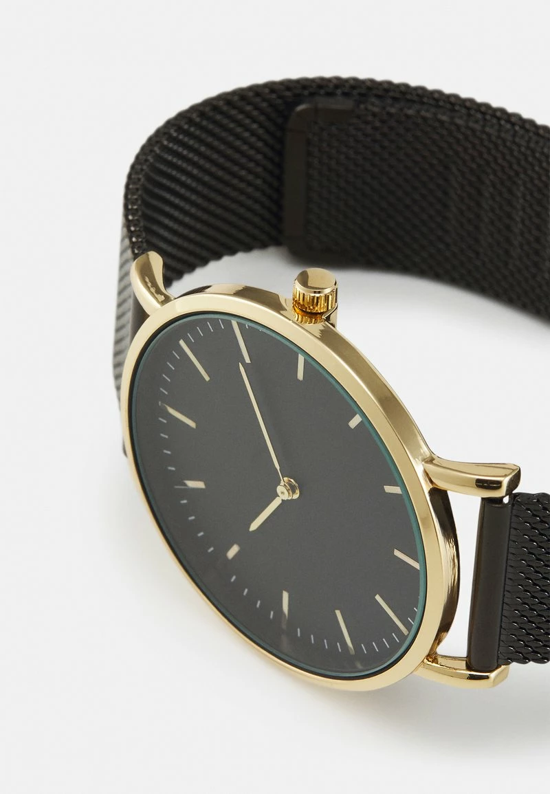 Pier One Unisexo Reloj - Black/goldcoloured - Imagen 4