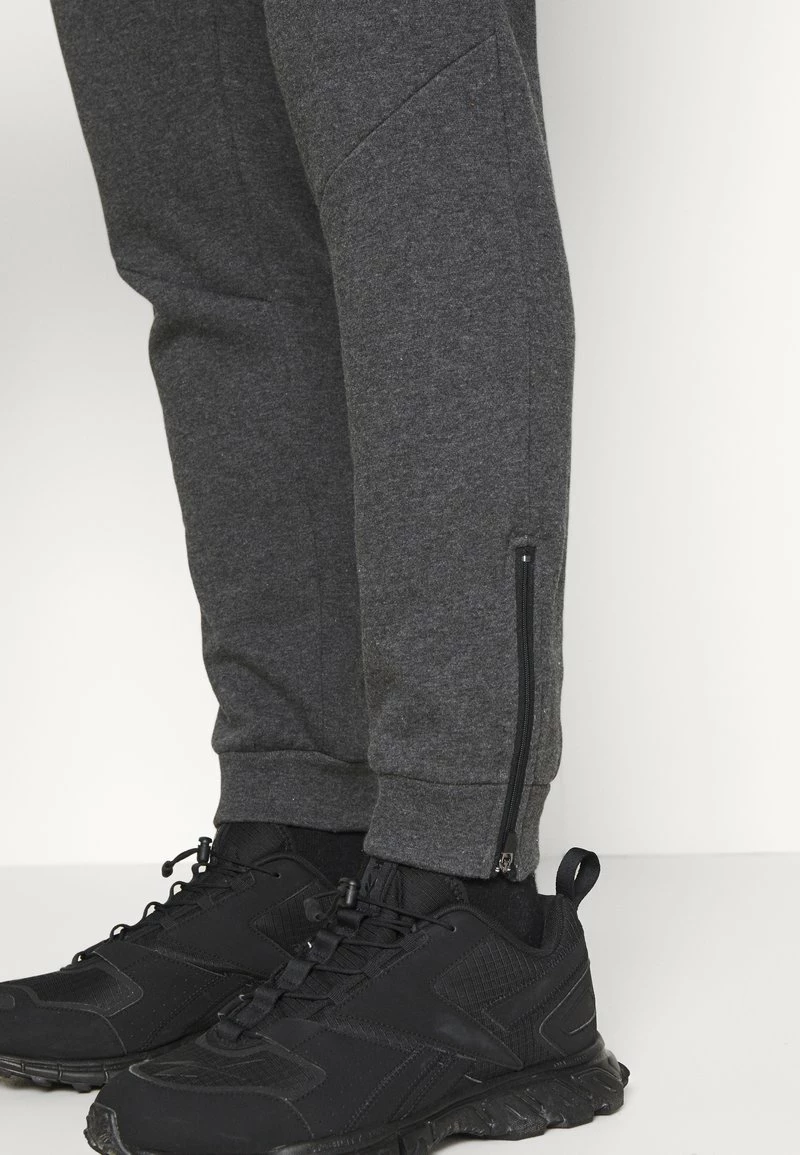 Pier One Hombre Pantalones Deportivos - Mottled Dark Grey - Imagen 4