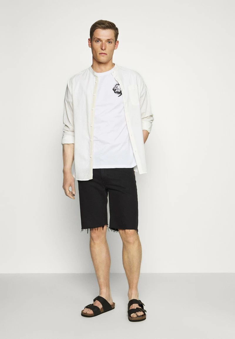 Pier One Hombre Camiseta Estampada - White - Imagen 2