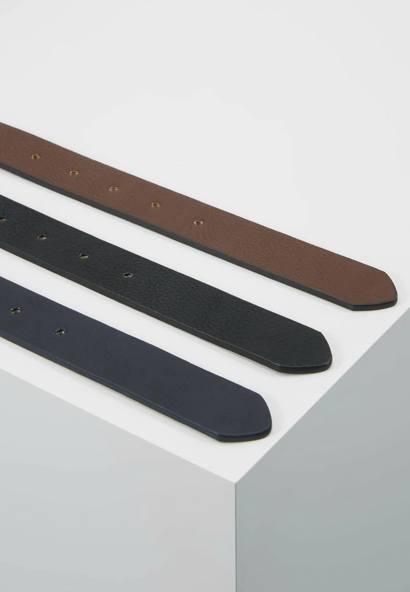 Pier One Hombre 3 PACK - Cinturón - Dark Blue/black/brown - Imagen 3