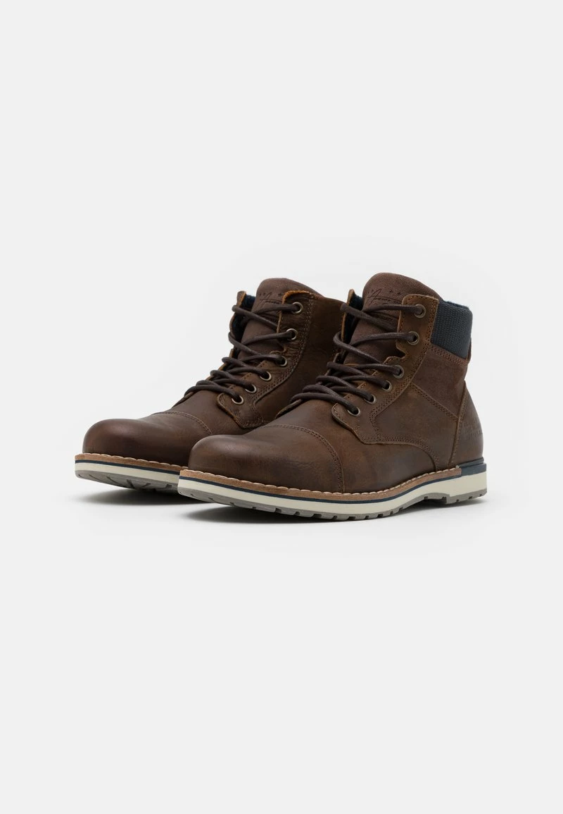 Pier One Hombre Botines Con Cordones - Cognac - Imagen 2