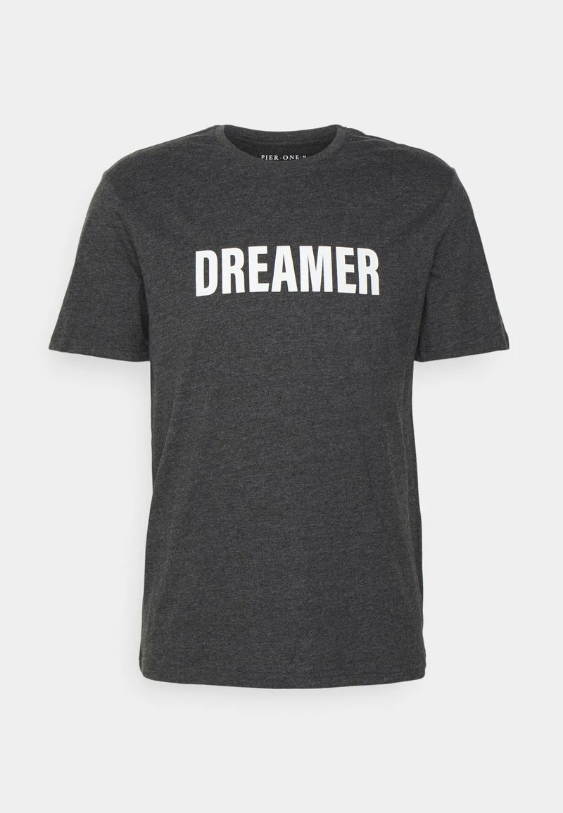 Pier One Hombre Pijama - Mottled Dark Grey/black - Imagen 2