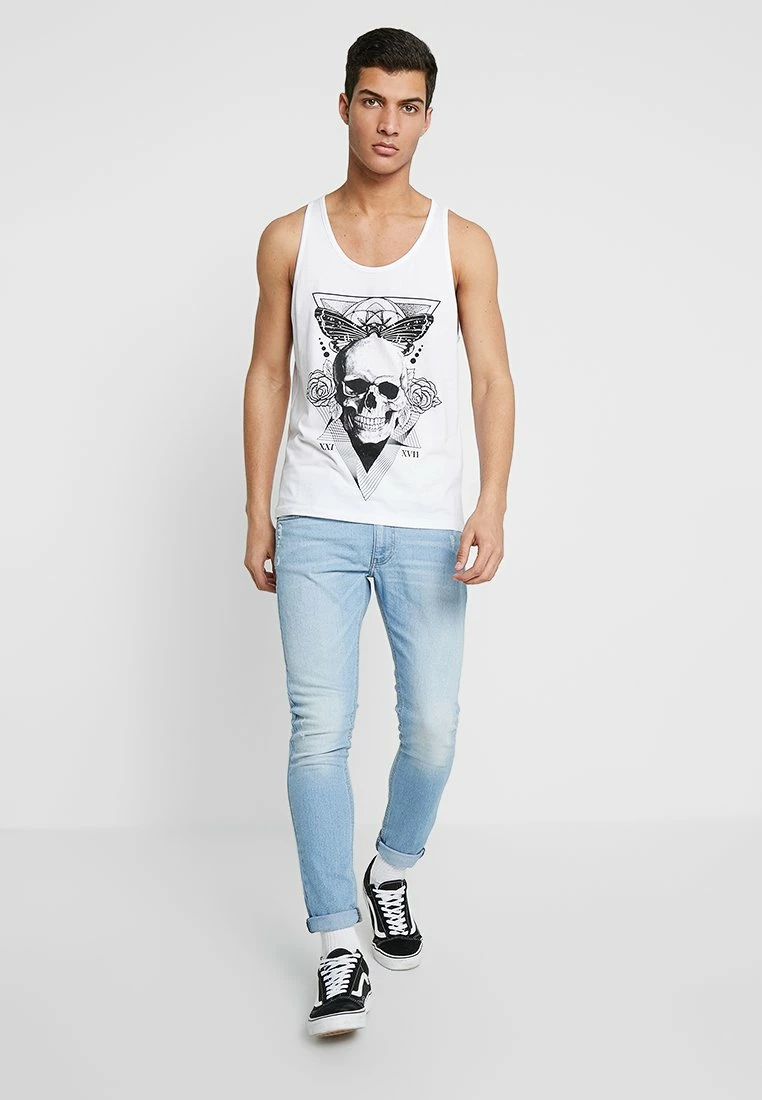 Pier One Vaqueros Slim Fit - Bleached Denim, Hombre - Imagen 2