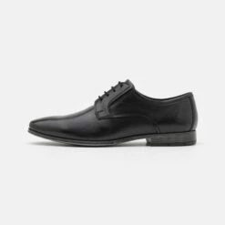 Pier One Hombre LEATHER - Zapatos De Vestir - Black