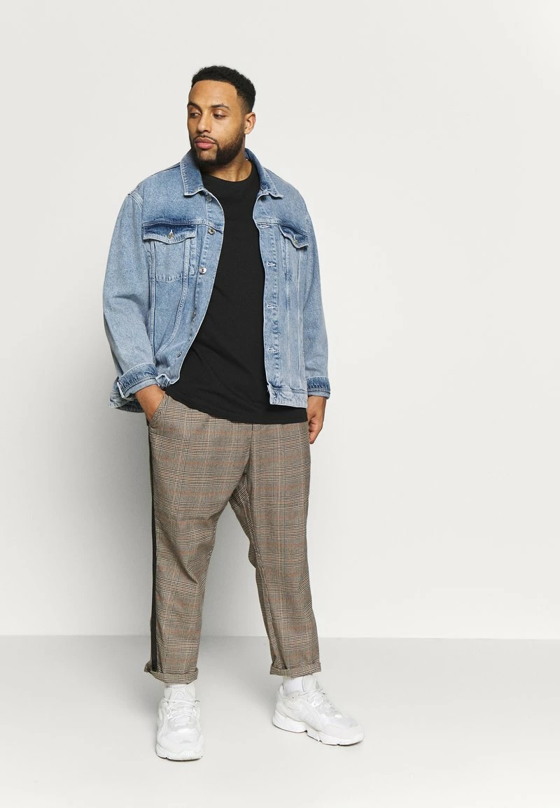 Pier One Hombre 2 PACK - Camiseta Básica - Black