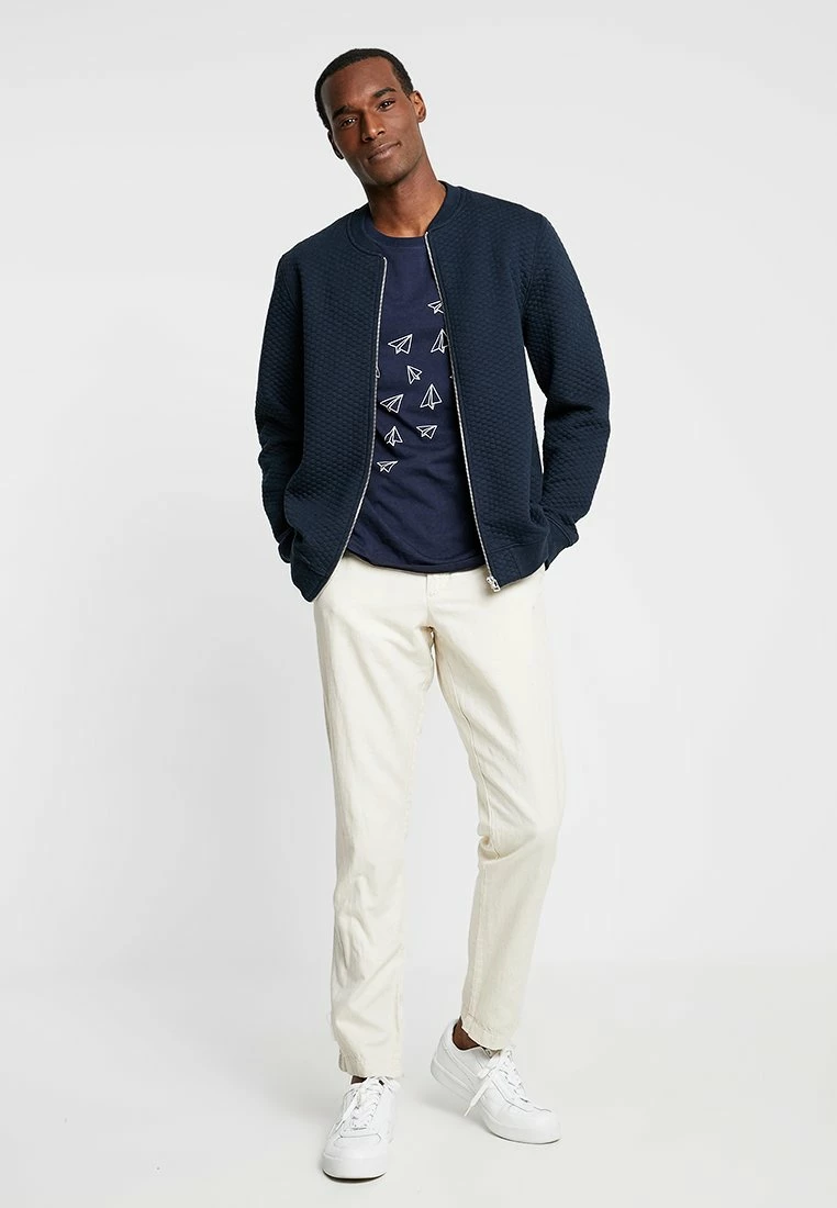 Pier One Hombre Camiseta Estampada - Dark Blue - Imagen 2