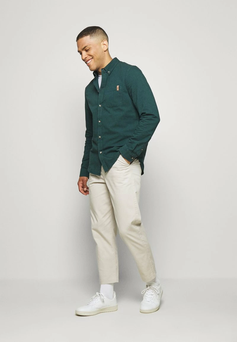 Pier One Hombre Camisa - Dark Green - Imagen 2