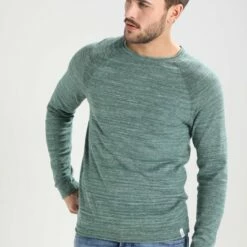 Pier One Hombre Jersey De Punto - Mottled Green