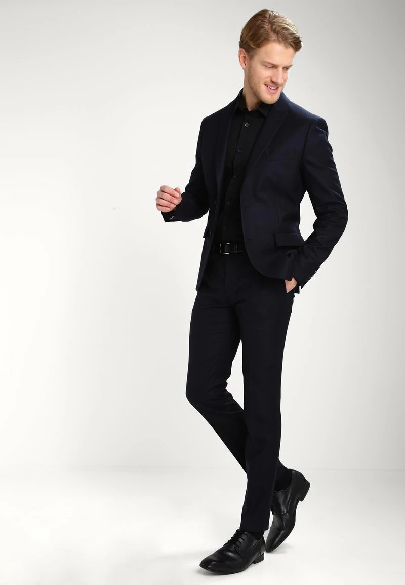 Pier One Hombre Camisa Elegante - Black - Imagen 2