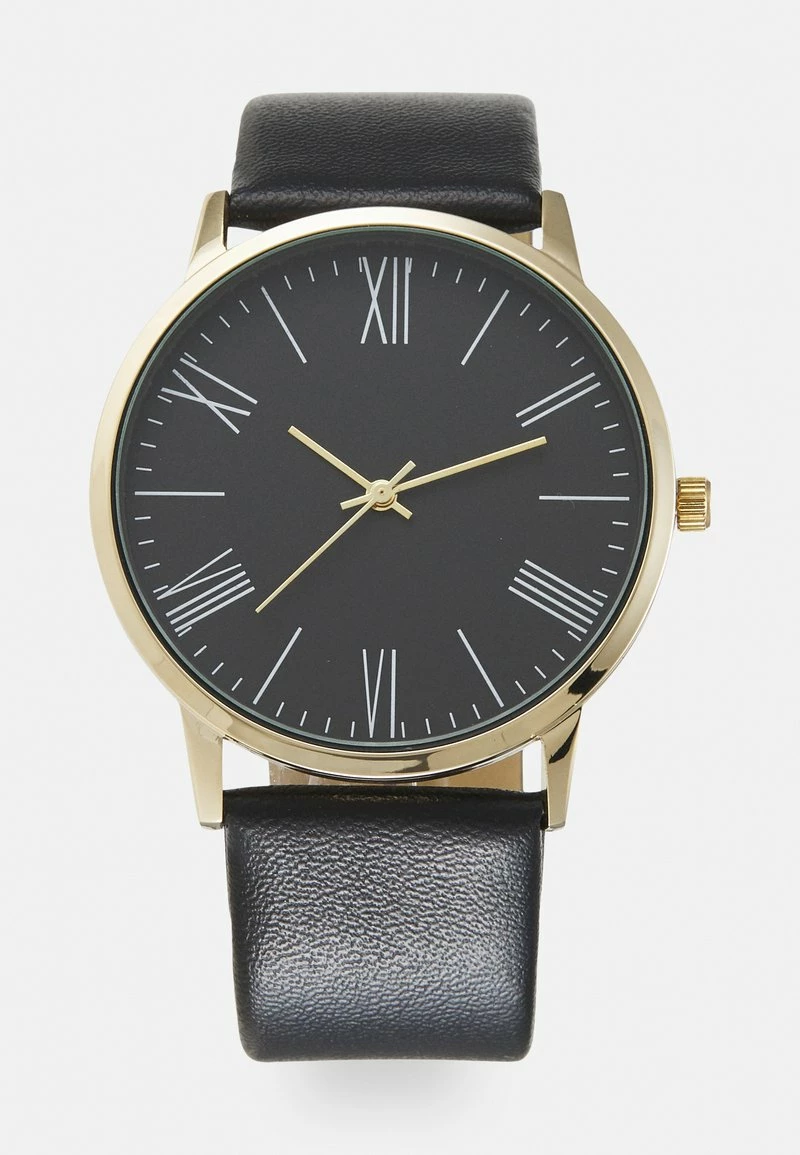 Pier One Unisexo Reloj - Black/gold-coloured