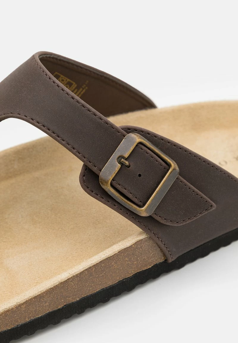 Pier One Unisexo UNISEX - Sandalias De Dedo - Brown - Imagen 6