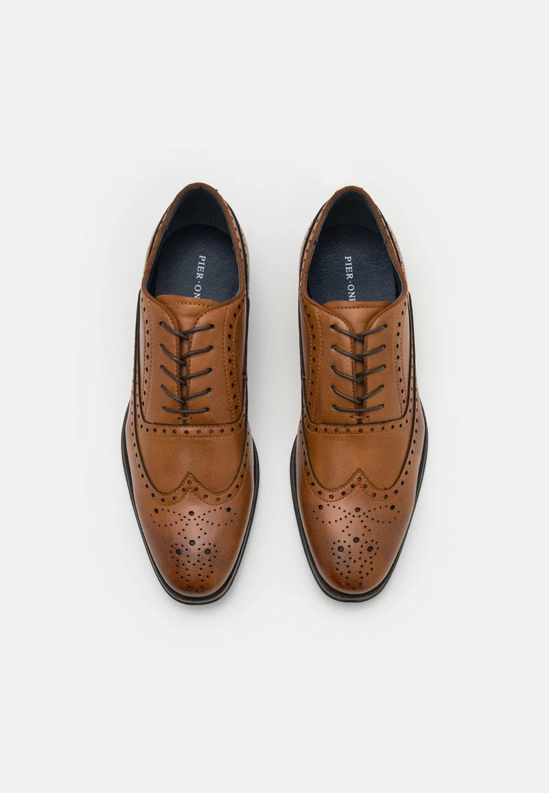 Pier One Hombre Zapatos De Vestir - Dark Brown - Imagen 4