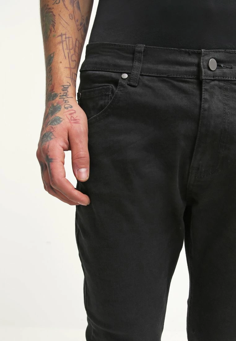 Pier One Hombre Vaqueros Slim Fit - Black Denim - Imagen 5