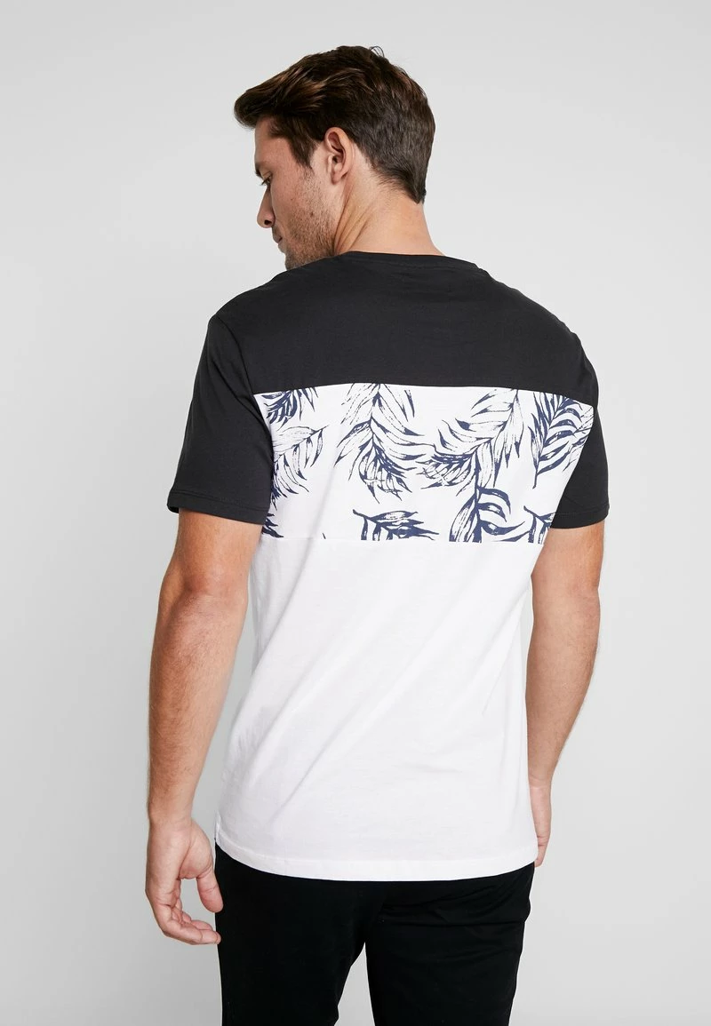 Pier One Hombre Camiseta Estampada - White/black - Imagen 3