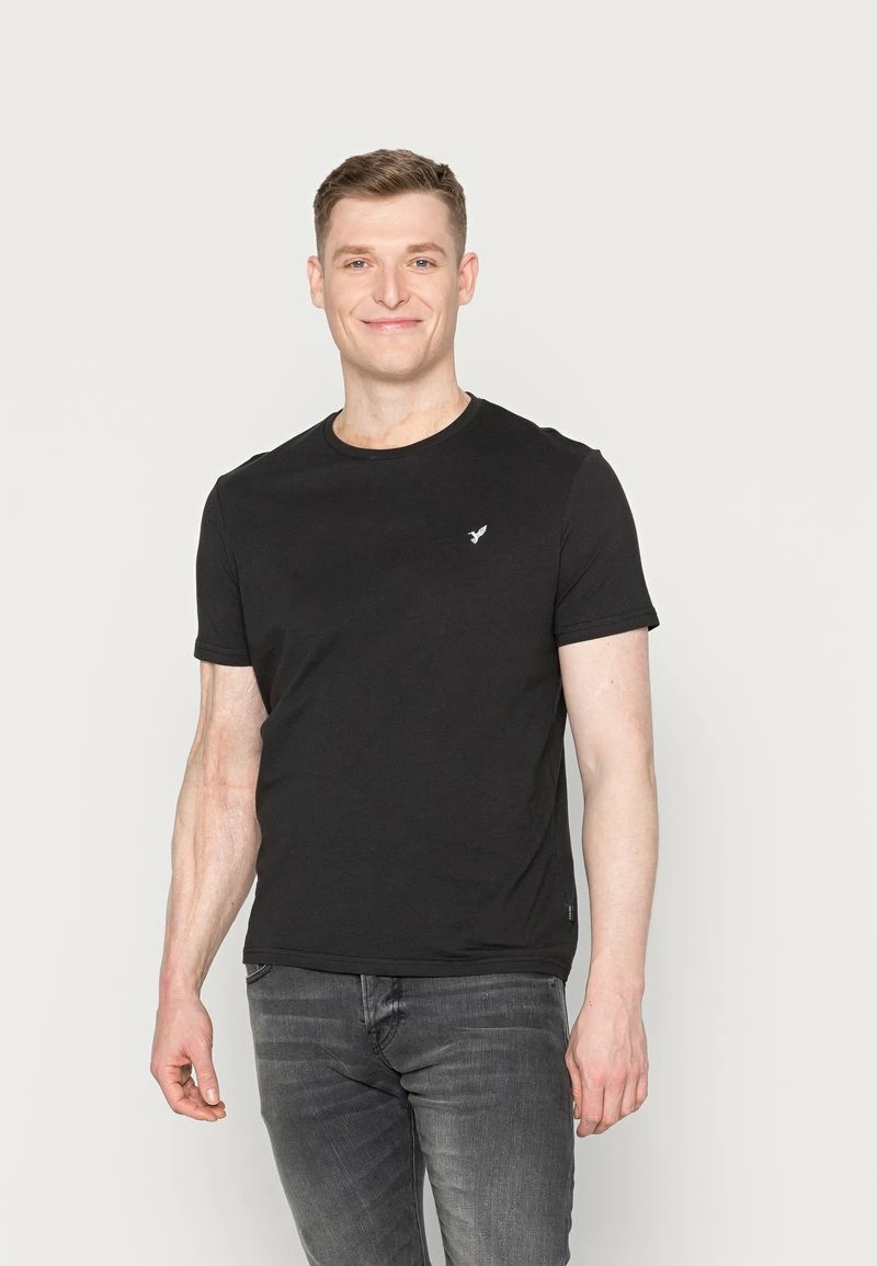 Pier One Hombre WITH BIRD STRAIGHT 5 PACK - Camiseta Básica - White/green/bordeaux/black/beige - Imagen 4