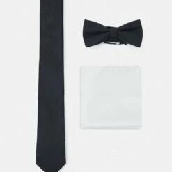 Pier One Hombre SET - Corbata - Black