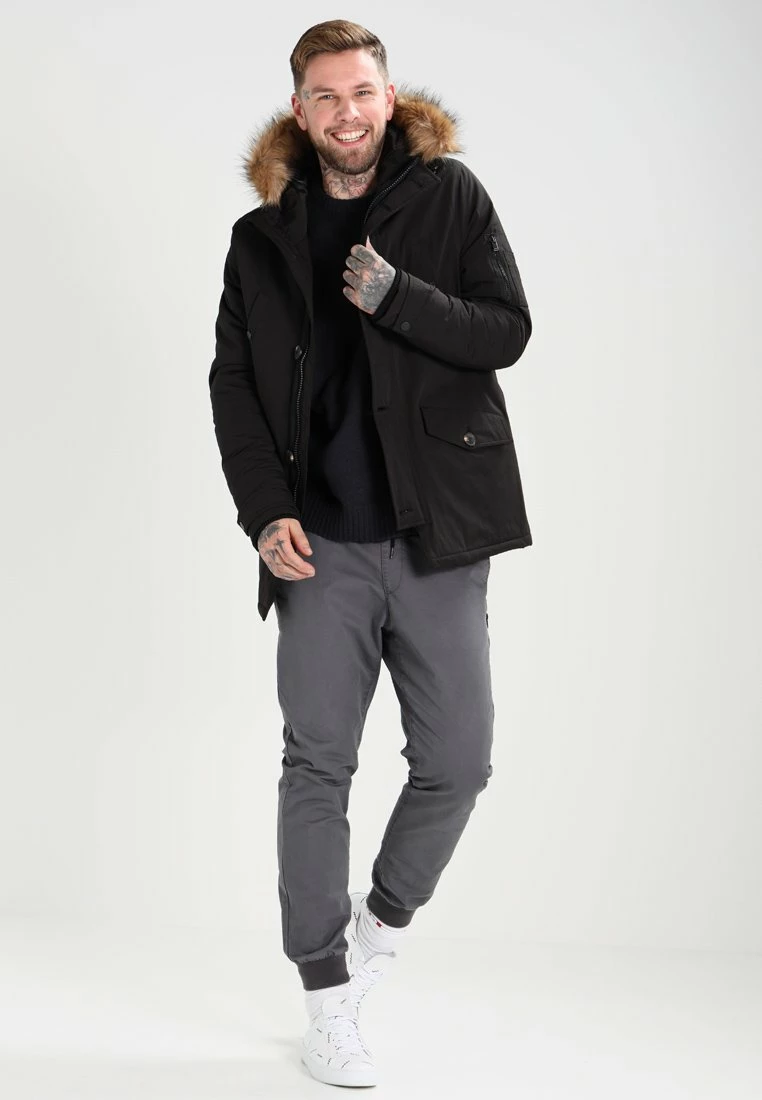 Pier One Hombre Parka - Black - Imagen 2