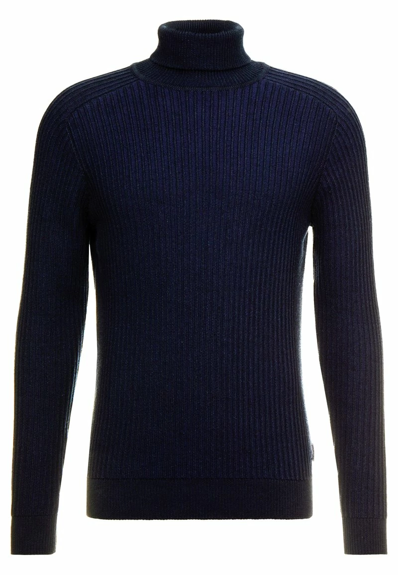Pier One Hombre Jersey De Punto - Mottled Dark Blue - Imagen 5