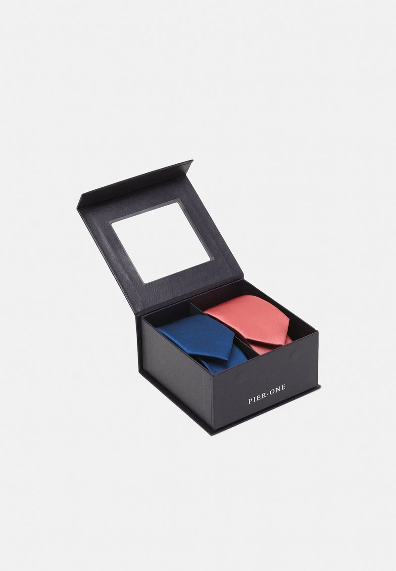 Pier One Hombre 2 PACK - Corbata - Blue/pink - Imagen 3