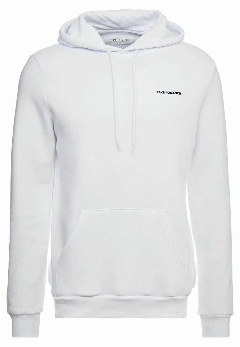 Pier One Unisexo UNISEX - Jersey Con Capucha - White - Imagen 4