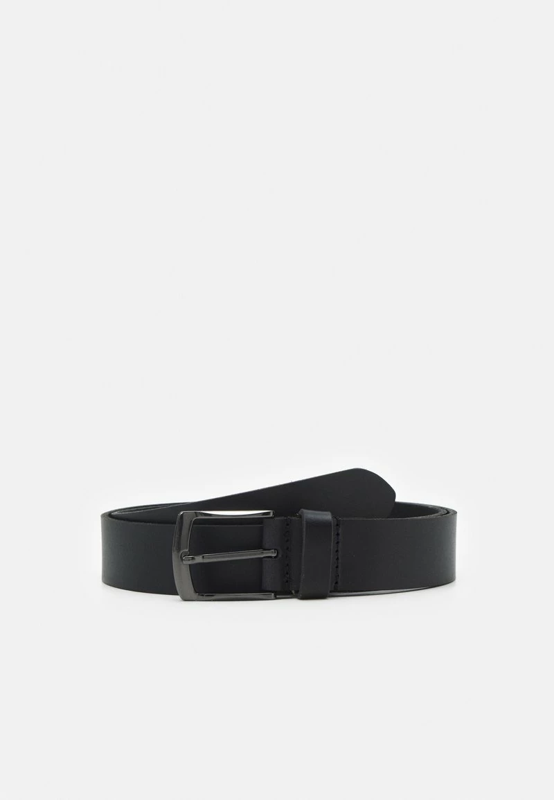 Pier One Hombre LEATHER - Cinturón - Black