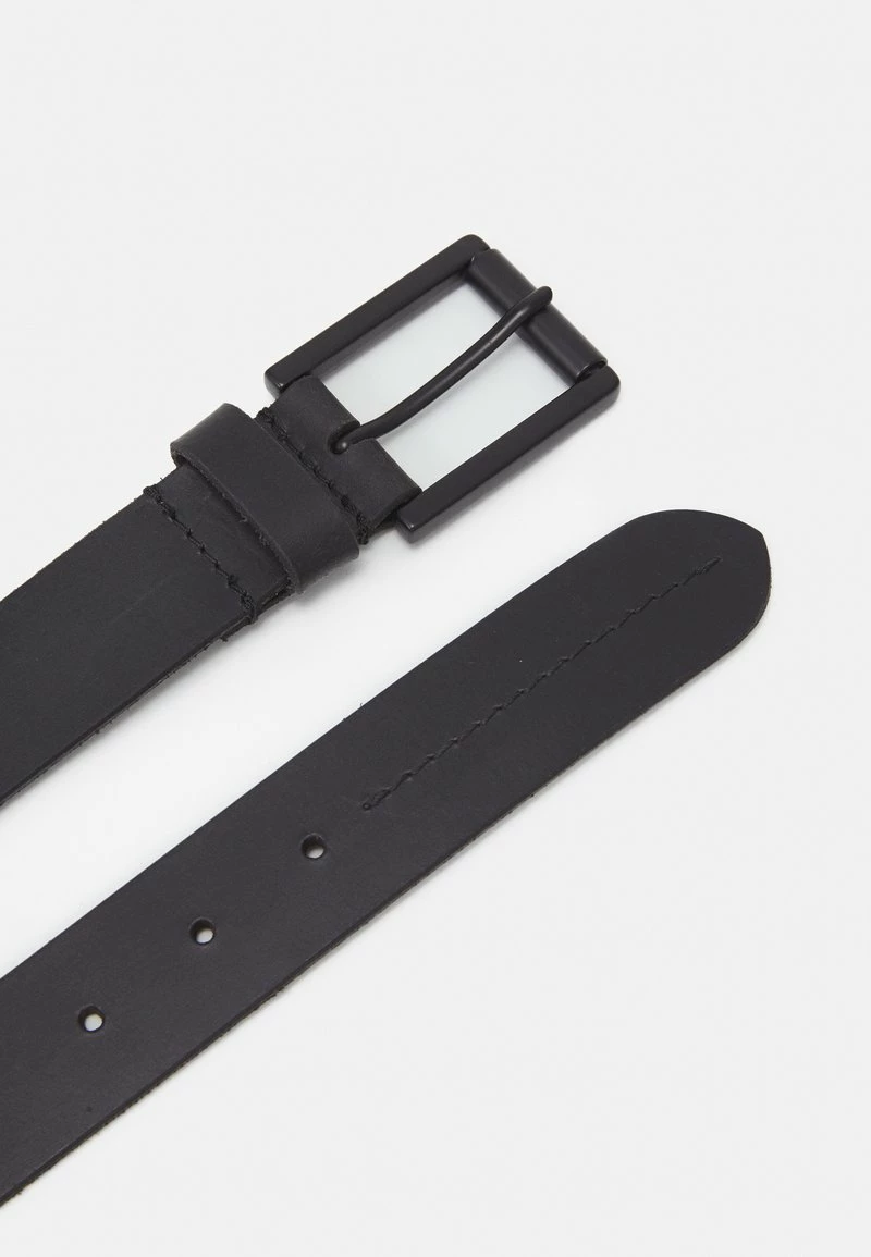 Pier One Hombre LEATHER - Cinturón - Black - Imagen 2