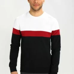 Pier One Hombre Sudadera - White/black