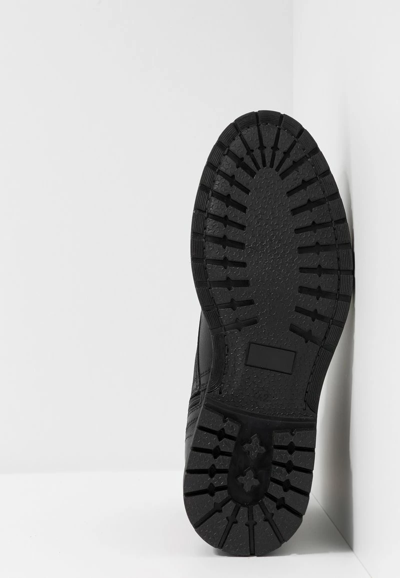 Pier One Hombre LEATHER - Botines Con Cordones - Black - Imagen 5