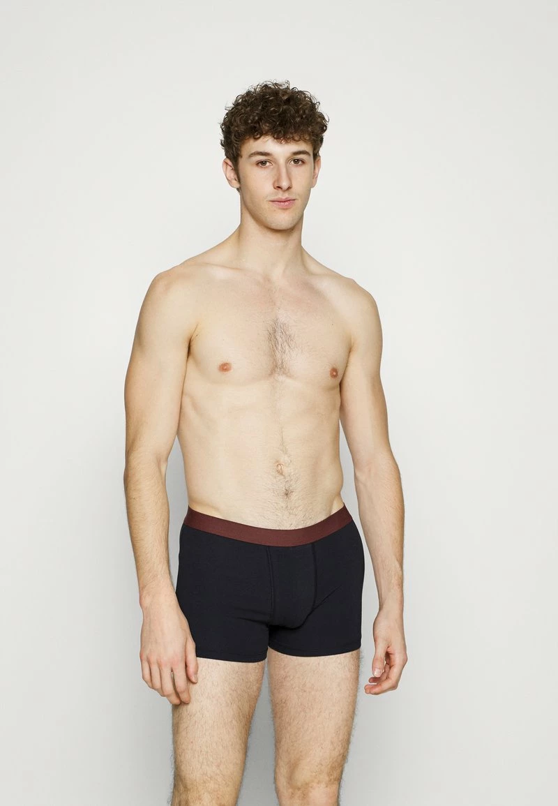 Pier One Hombre 3 PACK - Culotte - Black/dark Grey/brown