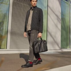 Pier One Hombre LEATHER - Zapatos Con Cordones - Black