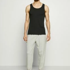 Pier One Hombre 3 PACK - Camiseta Interior - Black/grey/white