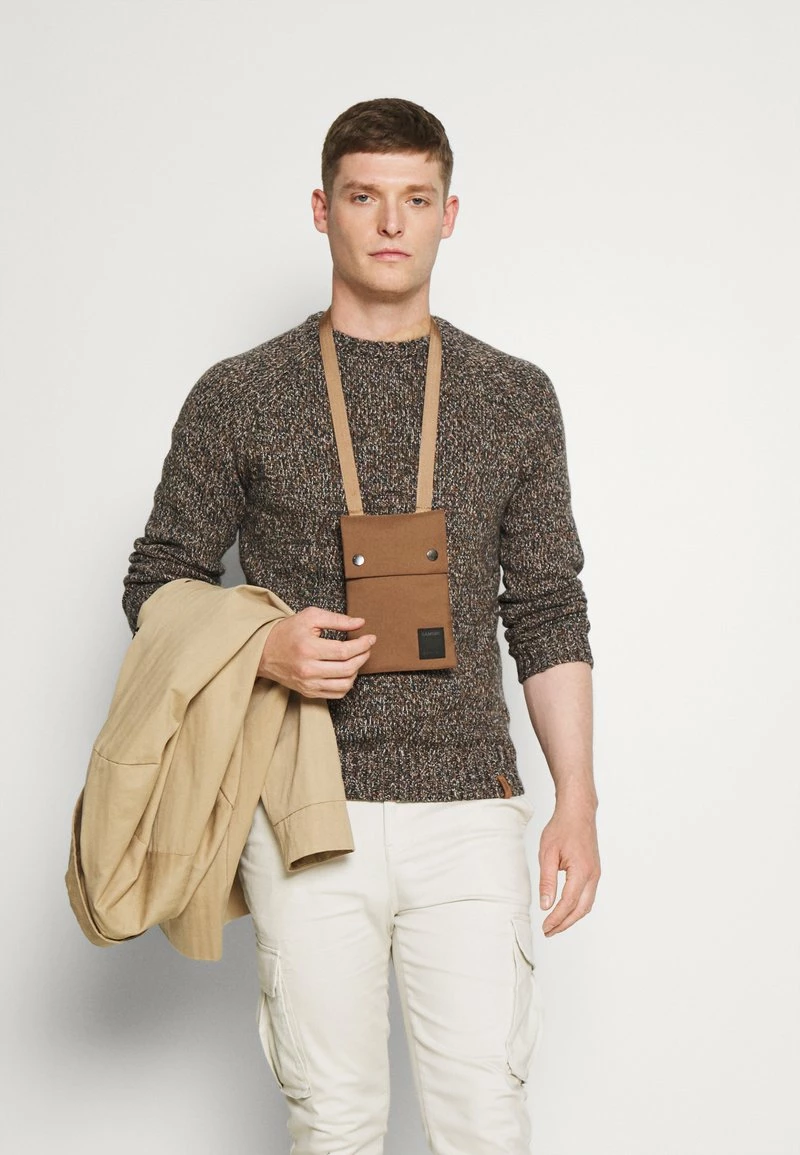 Pier One Hombre Jersey De Punto - Mottled Brown - Imagen 4