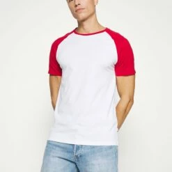 Pier One Hombre Camiseta Básica - Red