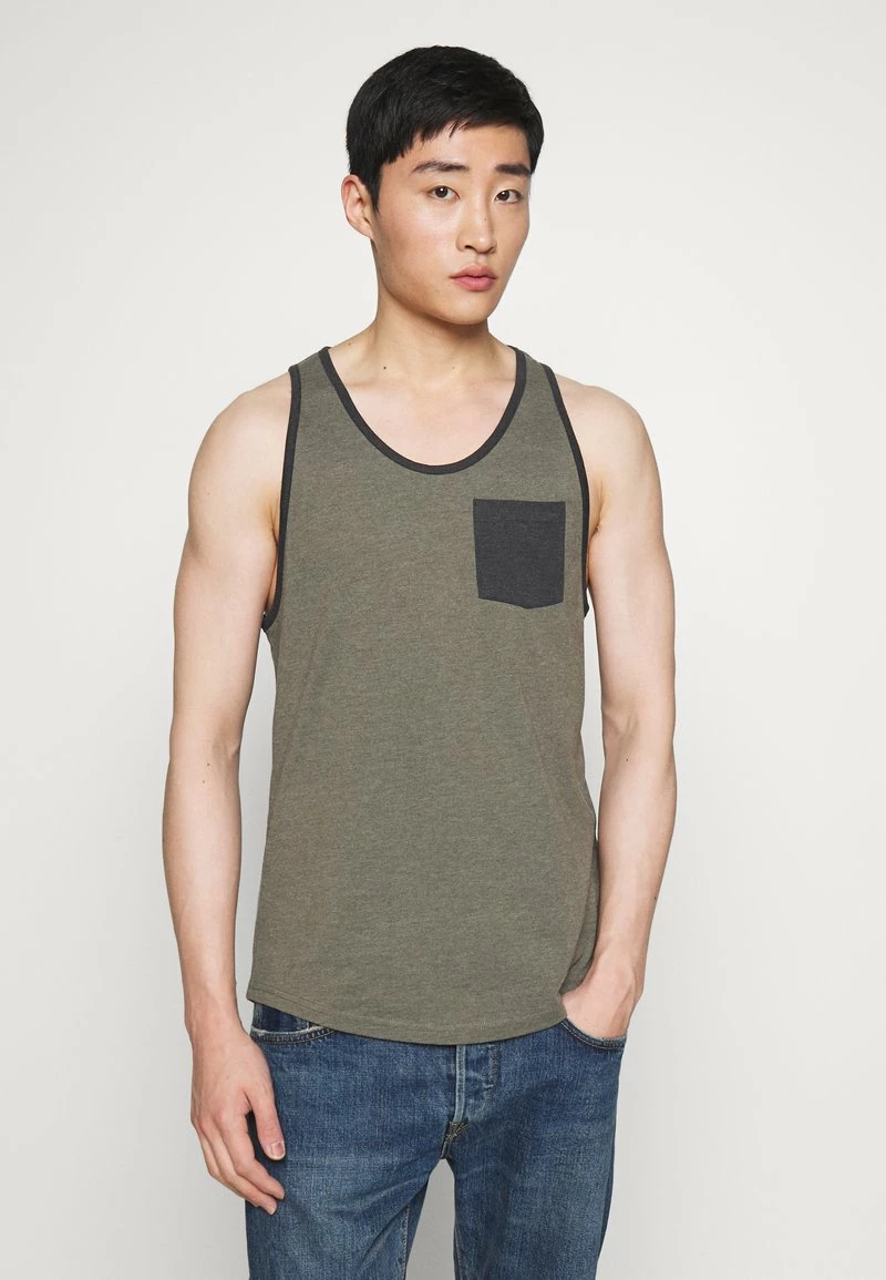 Pier One Top - Mottled Olive, Hombre