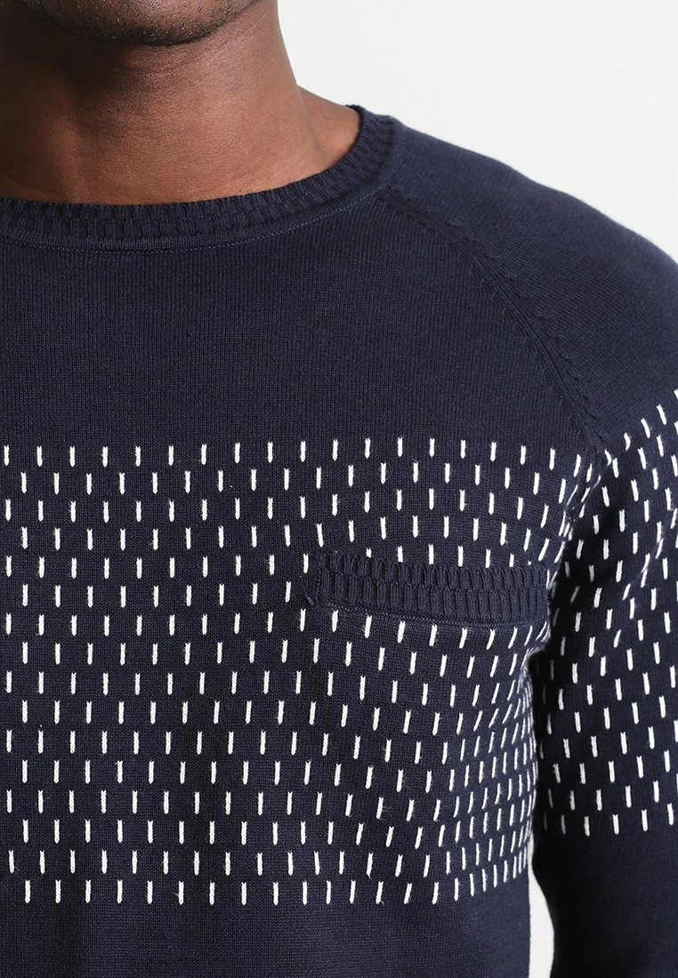 Pier One Hombre Jersey De Punto - Dark Blue - Imagen 4