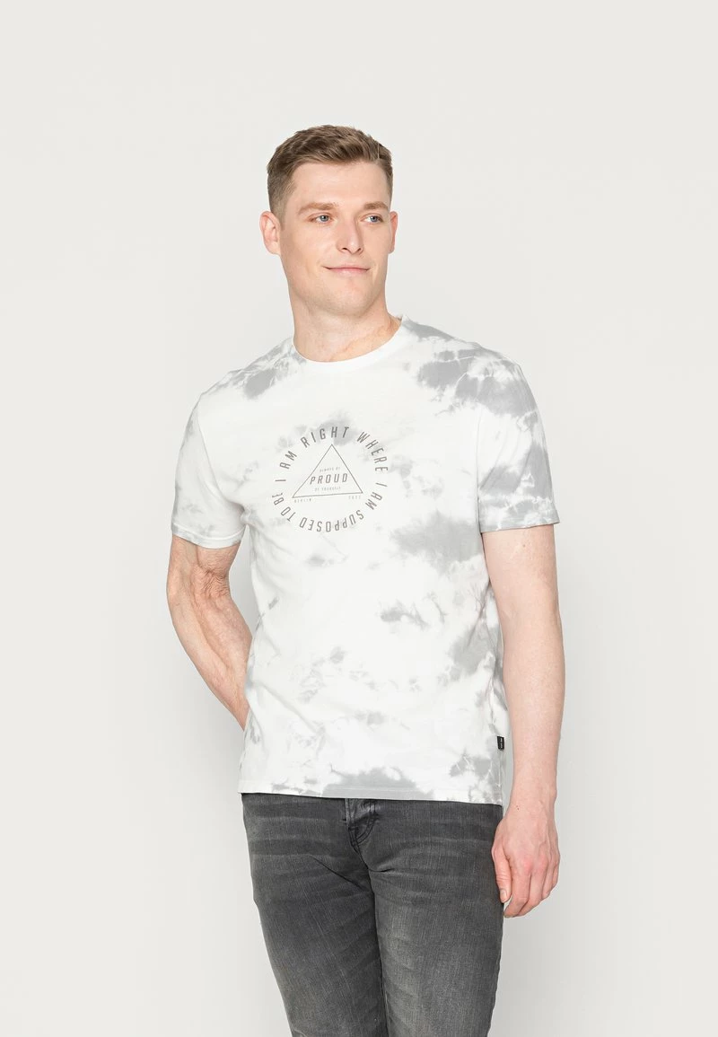Pier One Hombre Camiseta Estampada - Grey