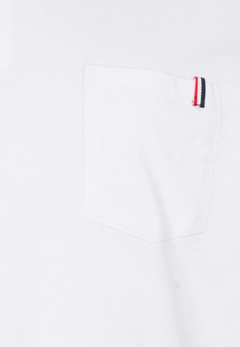 Pier One Hombre TRICLORE TRIM - Polo - White - Imagen 3