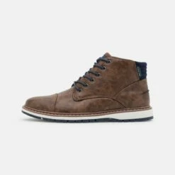 Pier One Hombre Botines Con Cordones - Brown