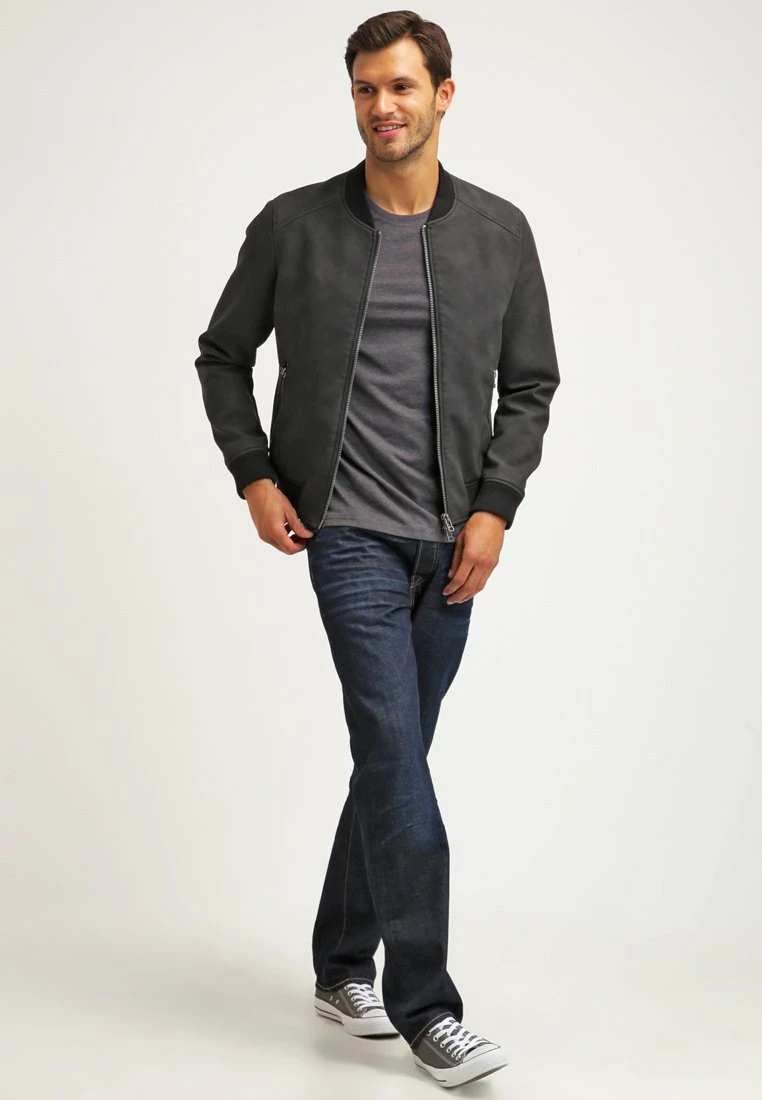 Pier One Hombre 2 PACK - Camiseta Básica - Dark Grey Melange - Imagen 2