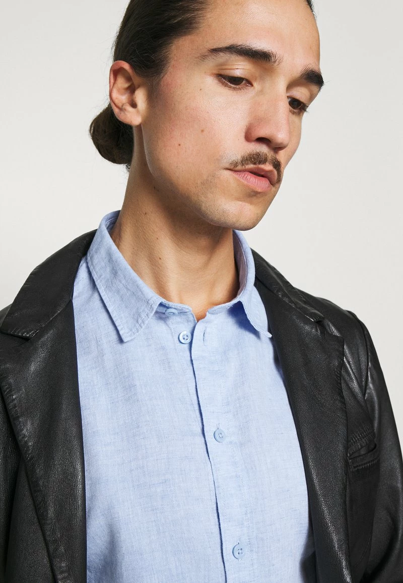 Pier One Hombre Camisa - Mottled Blue - Imagen 4