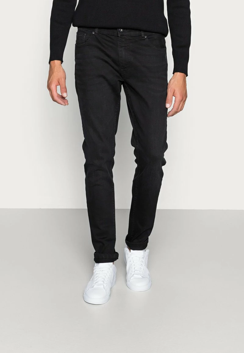 Pier One Hombre Vaqueros Pitillo - Black Denim