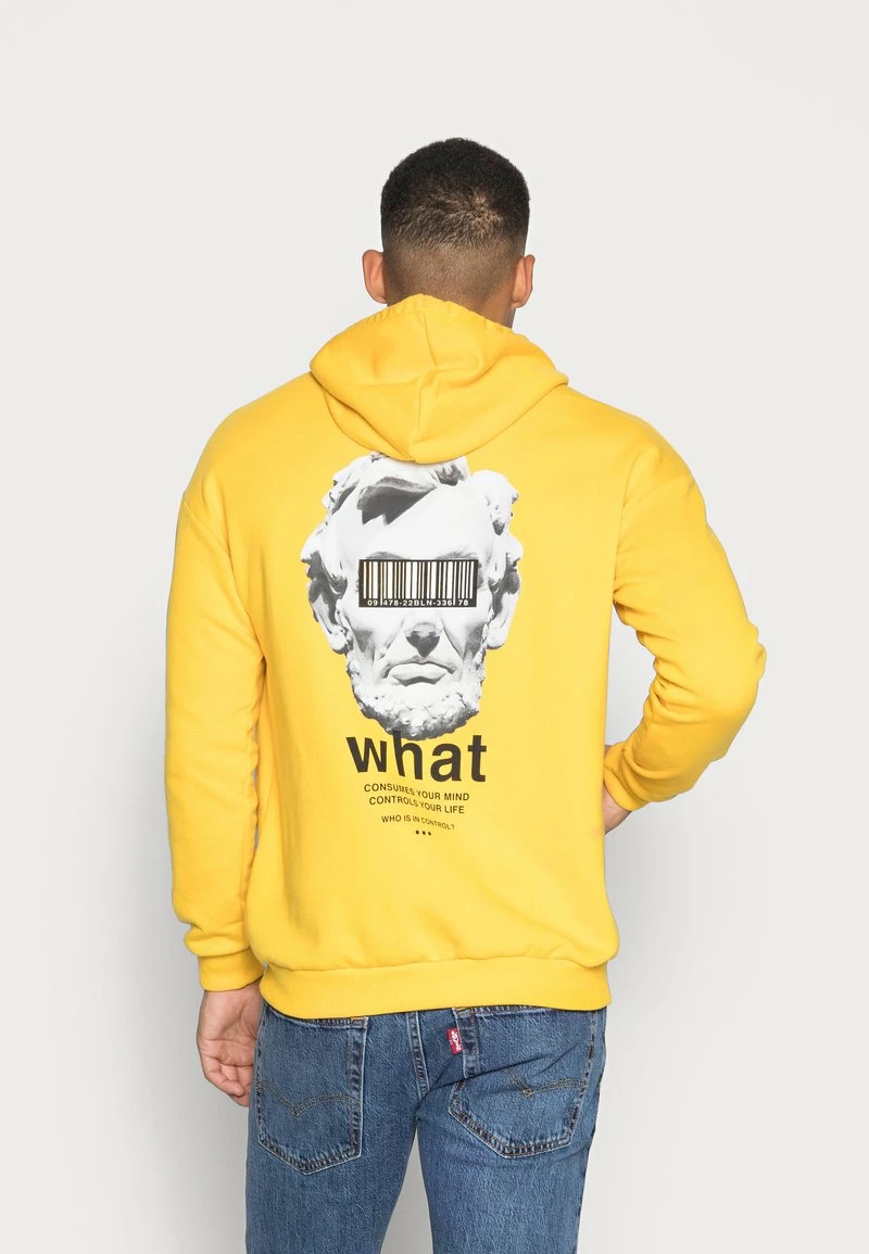 Pier One Unisexo Jersey Con Capucha - Yellow