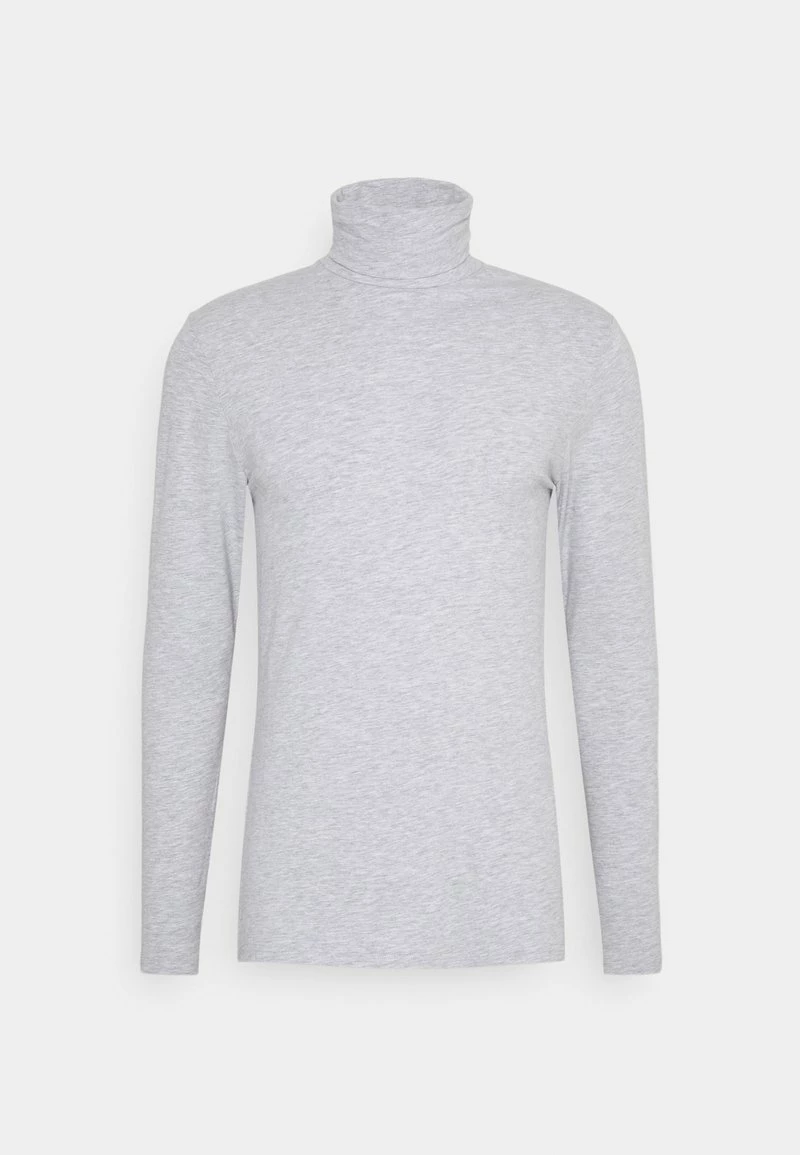 Pier One Hombre Camiseta De Manga Larga - Mottled Grey - Imagen 5